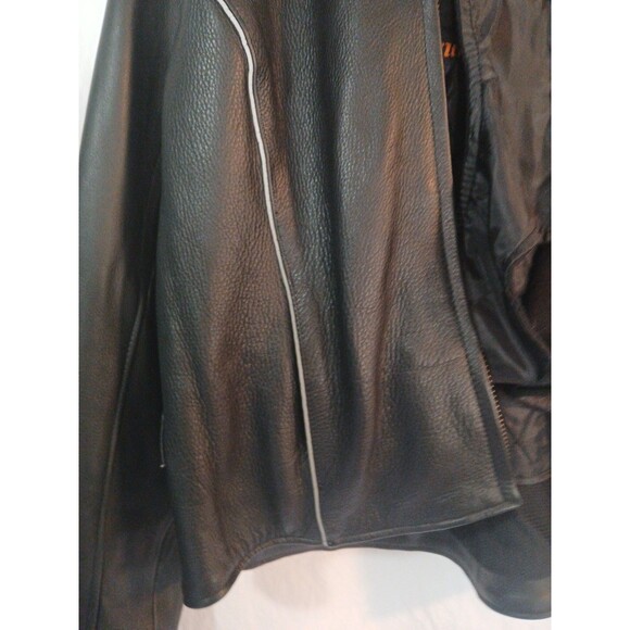 Unik Genuine Leather Ladys/Motorcycle Jacket  4XL Ultra Zip DetachLinning/Black - Picture 3 of 16